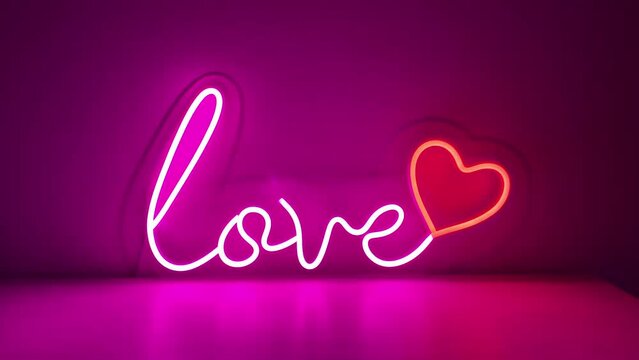 neon, background, light, sign, design, bright, heart, glowing, color, style, glow, illuminated, lamp, art, love, decoration, electric, tube, idea, pink, red, surreal, tropical, shop, lifestyle, concer