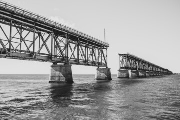 Bahia Honda Railroad Bridge 2021 BW