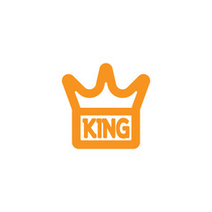 King Princess Crown Royal elegant logo design