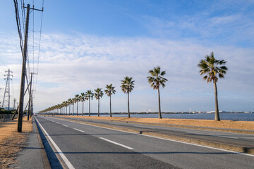 千葉県袖ヶ浦市の海岸