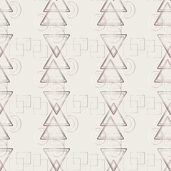 Vector abstract pattern of geometric shapes, in modern colors.