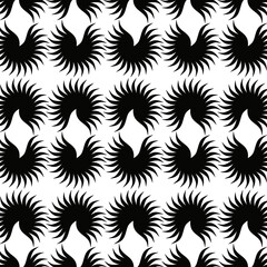 Seamless pattern. Ethnic motif. rhombuses background. Mosaics backdrop. abstract vector.