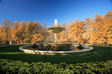 The Saxon Garden (Ogród Saski), Warsaw, Poland © Maciej