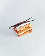 mille feuille, vanilla cream 