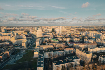 Obraz premium City aerial view