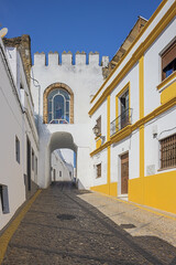 View of the Matrera gateconnecting the old town of Arcos with the lower and newer part