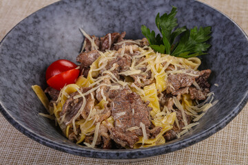 Italian Pasta with roast beef
