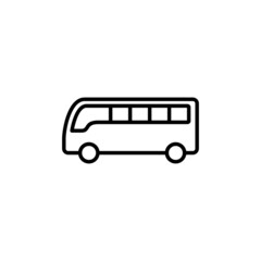Bus icon. bus sign and symbol. transport symbol