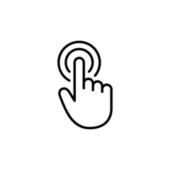 Hand cursor icon. cursor sign and symbol. hand cursor icon clik