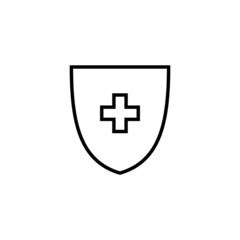 Obraz premium Health insurance icon. Insurance document sign and symbol