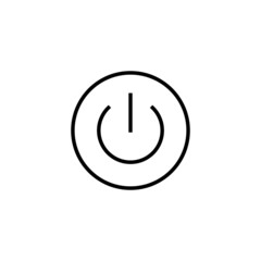 Power icon. Power Switch sign and symbol. Electric power