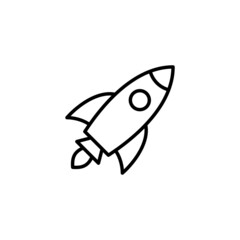 Rocket icon. Startup sign and symbol. rocket launcher icon