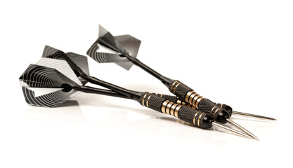 Dart arrow isolated on white background