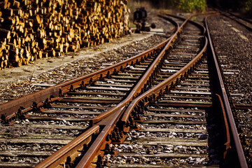 Intersection of railway lines /node railways/