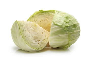 cabbage isolated on white background