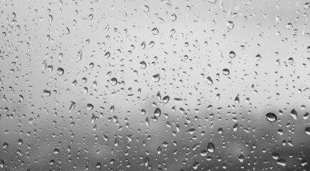 rain drops on window