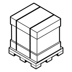 The big box on a pallet