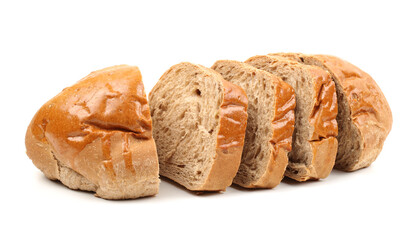 bread isolated on white