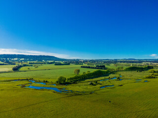 Aerial View at Stonehenge, NSW, Australia, Over looking the Beardy River