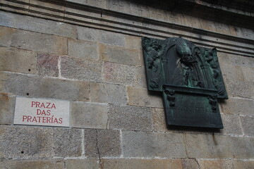Santiago de Compostela, España. Ciudad gallega donde finaliza el camino de Santiago.