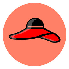 Women Hat Isolated Vector Illustration which can be easily Download