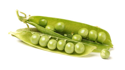 peas isolated on white