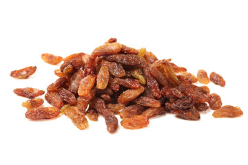 raisins isolated on white
