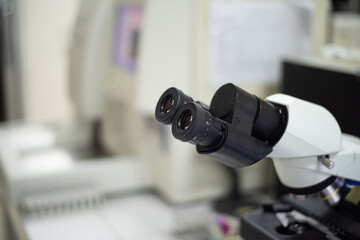 Equipment in laboratory science concept.
