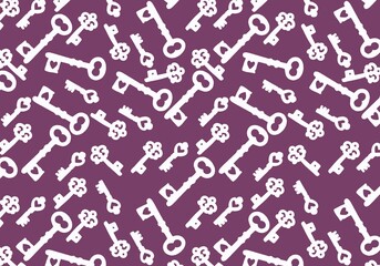 Background with keys for cards and linens and gifts and cards and kids and magazines and hobbies