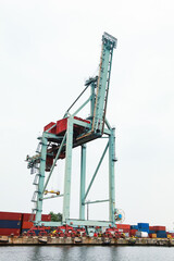 Blue gantry crane, Sea Port equipment