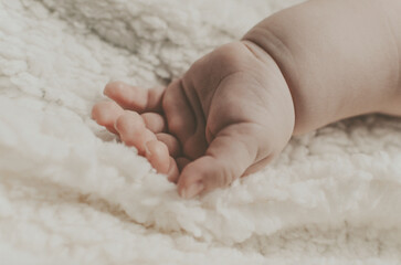 child's hand