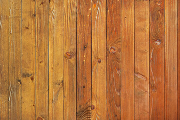 Obraz premium Texture of old wooden boards close up. Wooden background for diane and mock-ups.