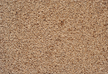 Cork wood texture closeup. Flat sheet of cork.
