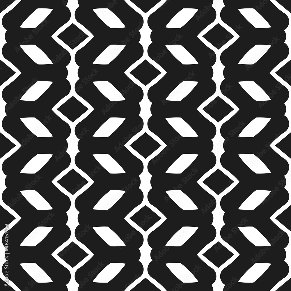 Poster Abstract chains pattern. Vector simple pattern.