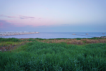 Coast of Manfredonia, Apulia, italy