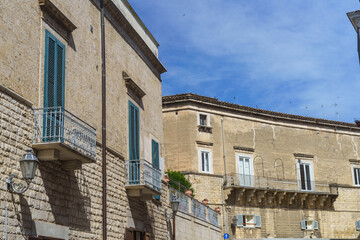 Fototapeta na wymiar Trani, Apulia, Italy: old buildings