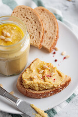 Homemade hummus