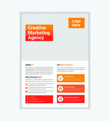 Creative Modern Corporate Flyer, Book Cover Template