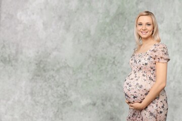 Pregnant young woman concept. Maternity photography.