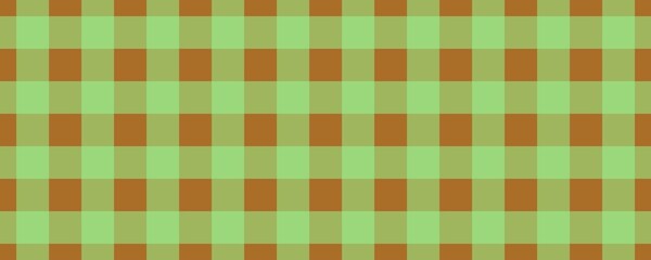 Banner, plaid pattern. Brown on Pale Green color. Tablecloth pattern. Texture. Seamless classic pattern background.