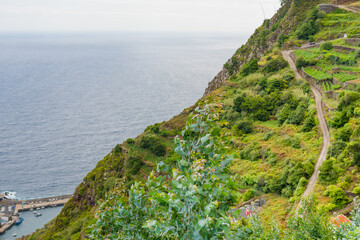 Porto Moniz at Madeira, Portugal