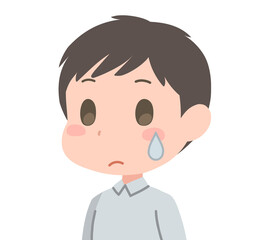 Obraz premium 汗をかいている男性