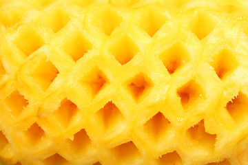 Ripe pineapple peeled  ackground