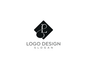 Abstract letter LP logo, LP logo design
