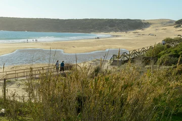 Cercles muraux Plage de Bolonia, Tarifa, Espagne View at the beach at Bolonia in Spain