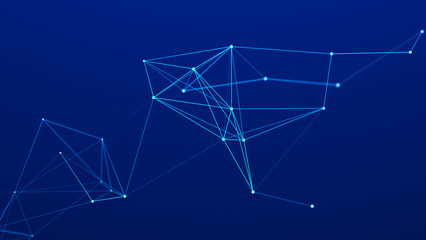 Geometric space representing DNA. Medical background. 3d