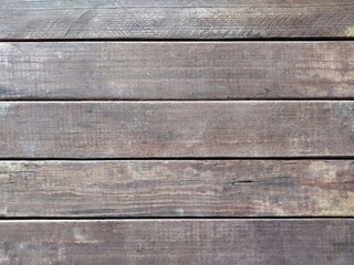 Table top view. Wooden texture may used as background. Background of horizontal old wooden textured boards