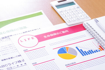 Obraz premium 保険の検討イメージ