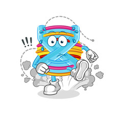 DNA running illustration. character vector