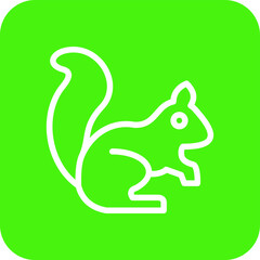 Squirrel Vector Icon Design Illustration